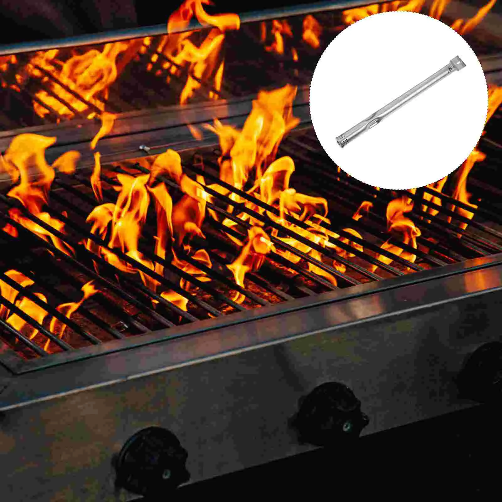

Oven Hot Plate Grill Burner Accessory Replacement Parts Gas Tubes Stainless Steel Home