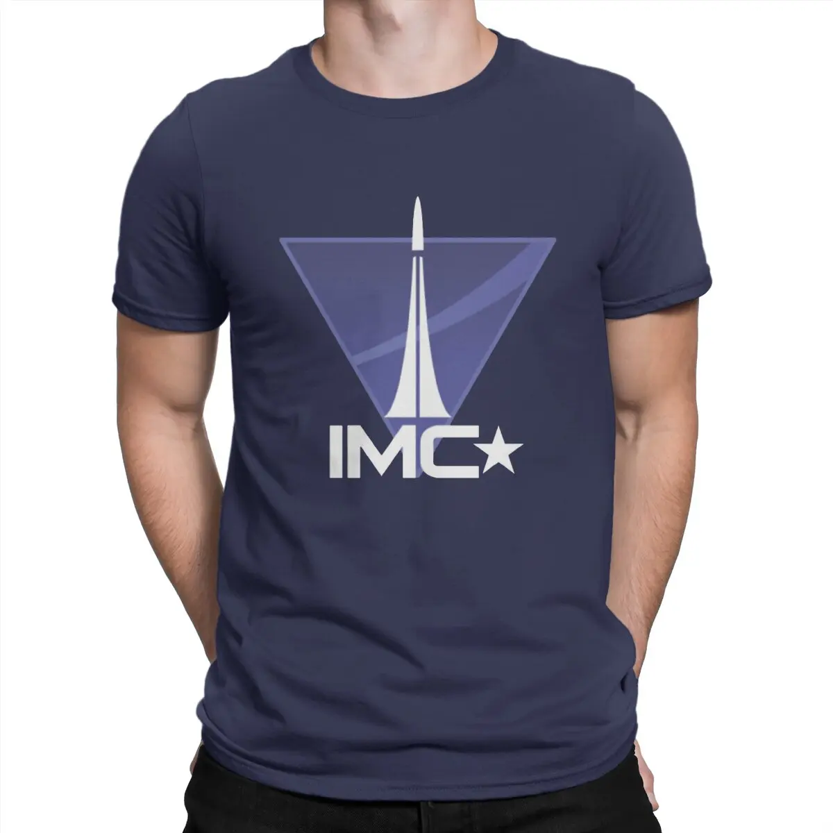 thumbnail image 1 of Camisetas IMC de Interstellar Manufacturing Corporation para hombre, camisetas Titanfall de algodón puro, camisetas de manga corta con cuello redondo., 1 of 7