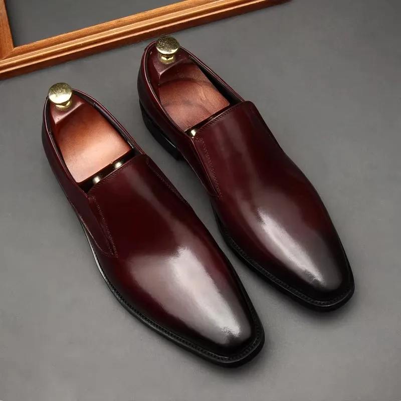 Leather shoes man, cover foot, leather make, handmade shoes man, large size, style, block style, marriage