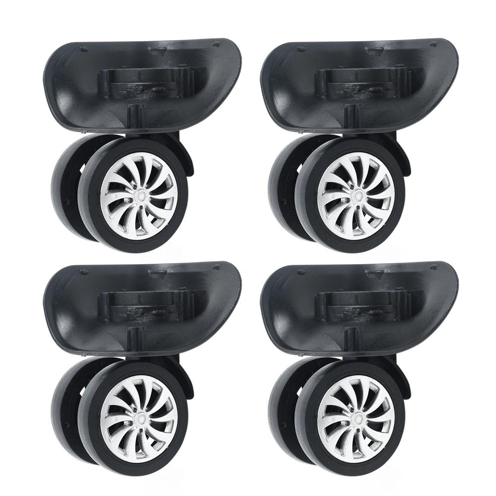 

4pcs Universal Luggage Swivel Caster Wheels Replacement Travelling Bag Travel Suitcase Outdoor Travel Accessories