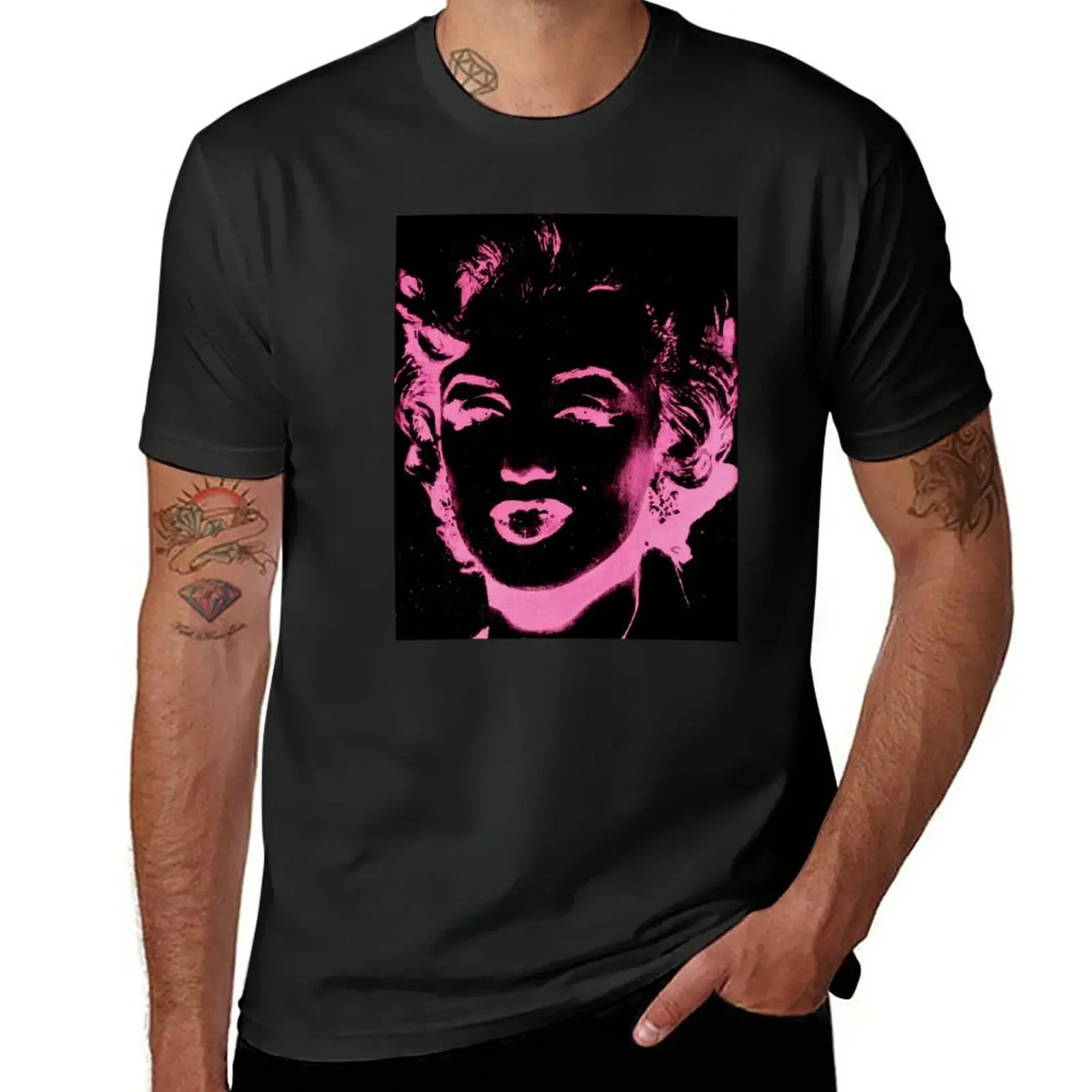 Andy Warhol Marilyn Monroe Artwork Pop Art T-Shirt Abbigliamento Estivo Abbigliamento Vintage Magliette Da Uomo Ad Asciugatura Rapida