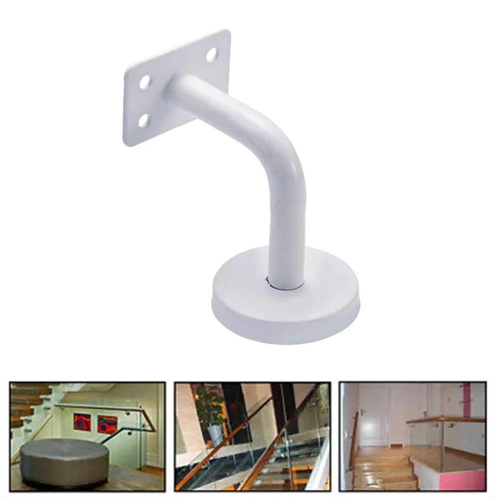 Description Picture 4 of itemStainless Steel Stair Handrail Bracket Stair Wall Support Flat Arc Fixed Pallet Balustrade Handrail Bracket Support Hardware