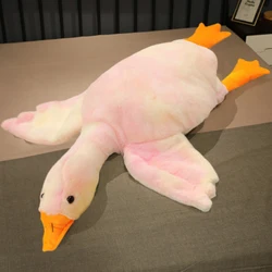Giant Kawaii Brown Duck Plush Toy - Soft Hugging Pillow and Adorable Party Gift - 190cm (Pink)