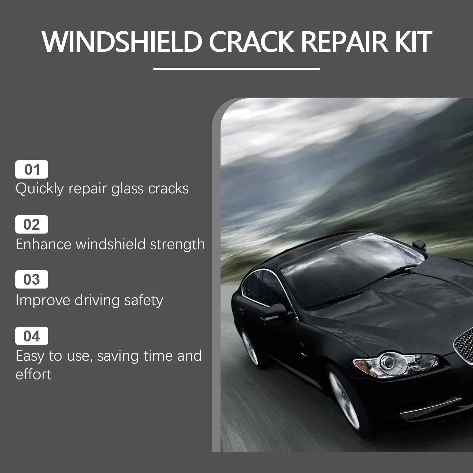 Cracked Glass Scratch Repair Kit Vehicle Windscreen Nano Fluid Filler Quick Fix Windscreen Scratch Restore Fluid For Glass 5