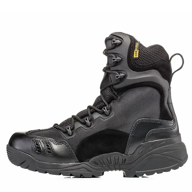 Men Winter Boots Leather Camouflage Lace Boots High Top Safety Works Combat Ankle Men's Tactical shoes