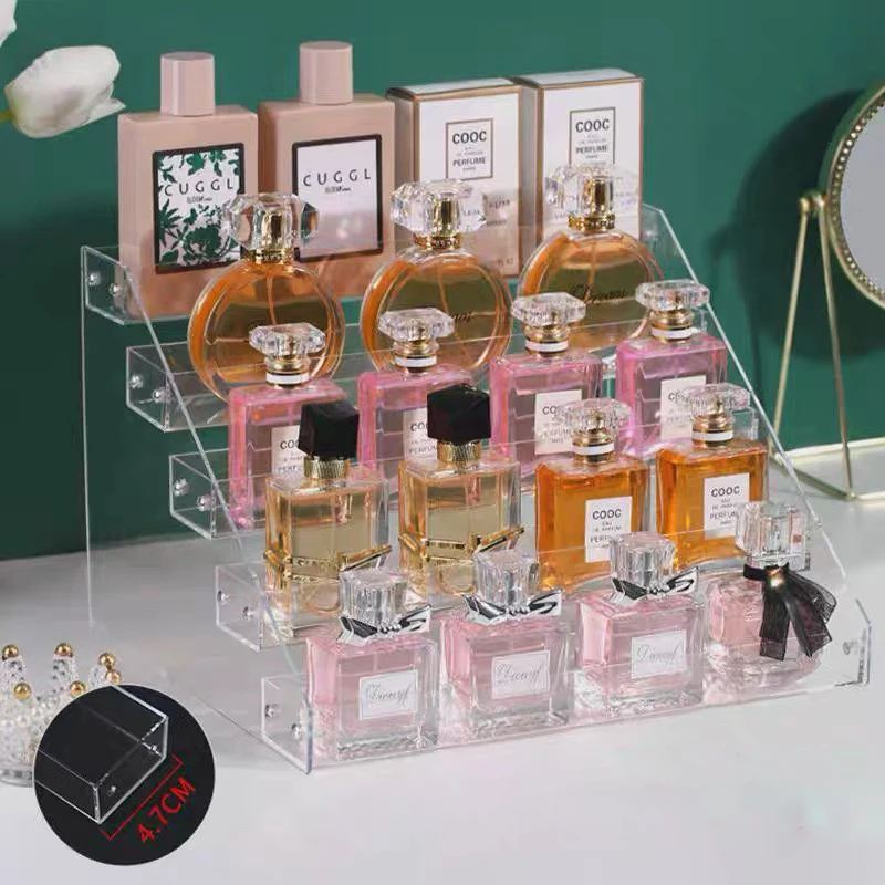 Acrylic Transparent Display Stand Organizer for Nail Polish Perfume Makeup