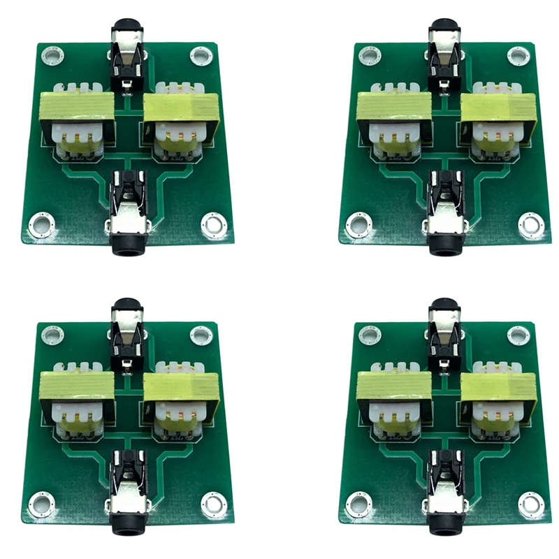 

4X Interference Isolator,Stereo Audio Aunty-Interference Isolator Transformer Noise Filter