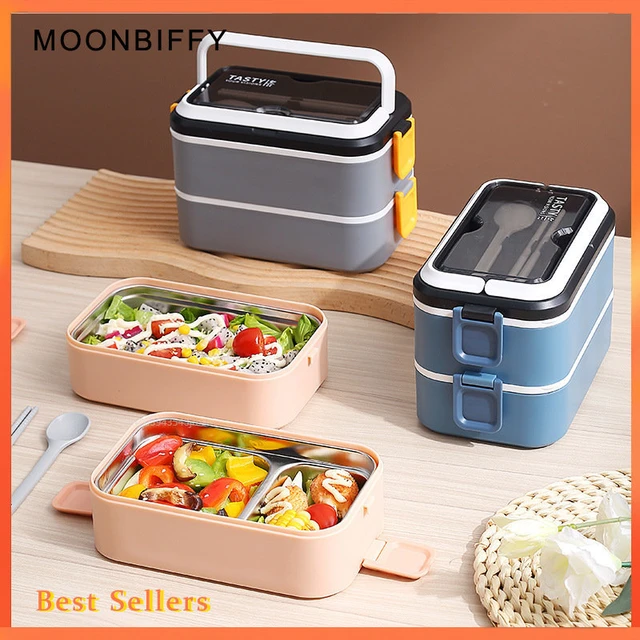 Large Salad Container Lunch Box 2000ml Salad Bowl Bento Box With 5  Compartments Salad Dressing Containers Leak-proof Bpa-free - Lunch Box -  AliExpress