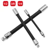 1/4 3/8 1/2 Driver Extension Rod Extension Rod Adapter Flexible Long Socket Metal Shaft Conversion Head Ratchet Wrench 6