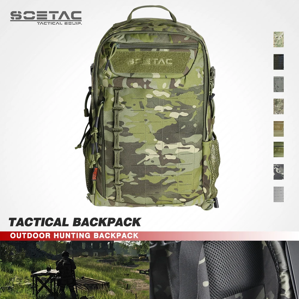 

SOETAC Military Tactical Backpack Dragon Egg Design Outdoor Sports Rucksack Large Capacity Camping Hiking Travel Bag 35L