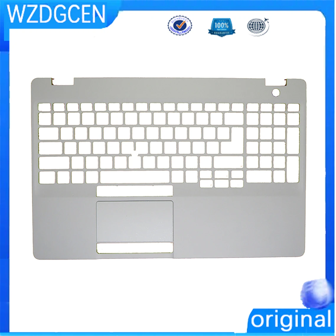 

Used Silver Original Palmrest Upper Cover For Dell Latitude 5511 / Precision 3551 Laptop Shell