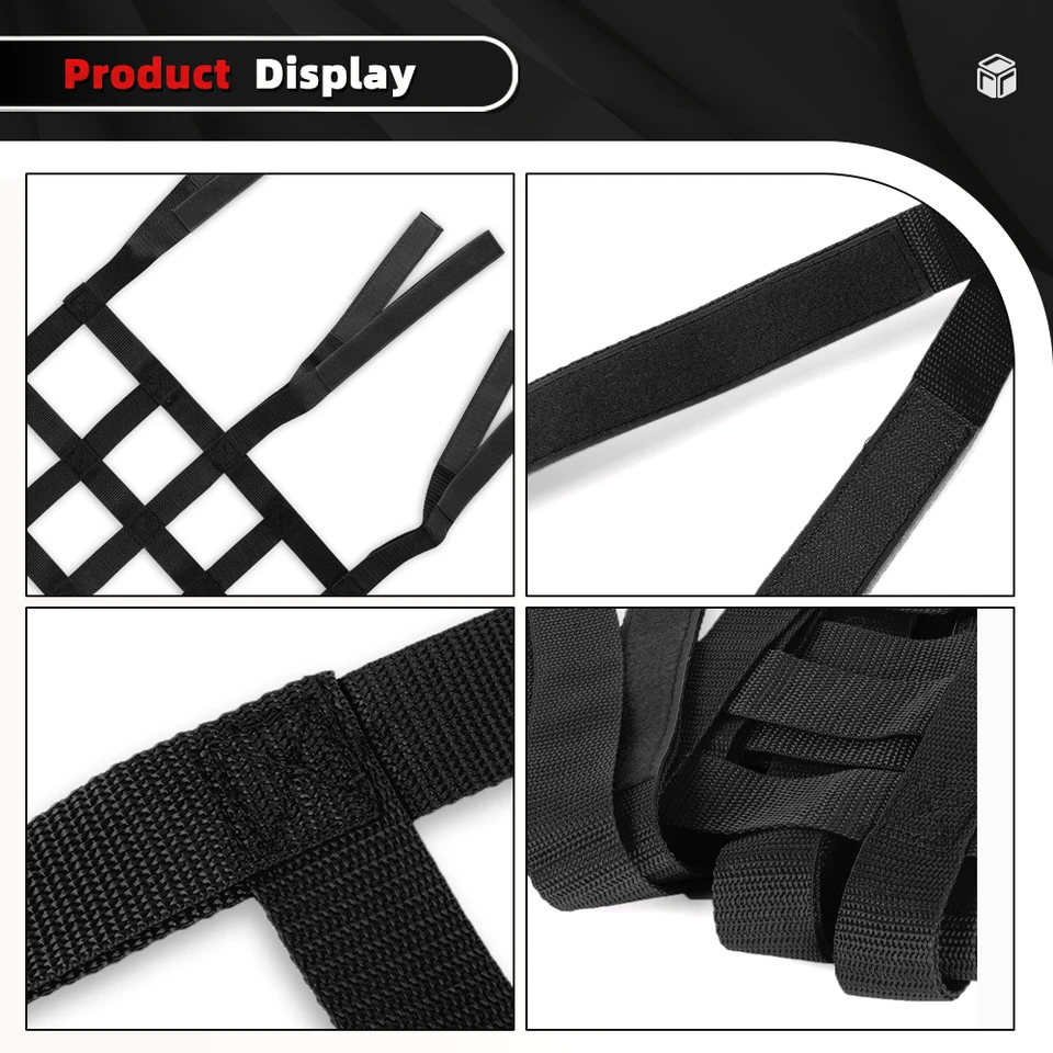 Red De Carga Para Techo Jeep Wrangler (YJ, TJ, JK, JL, JT) – Hamaca Portaequipajes De Malla