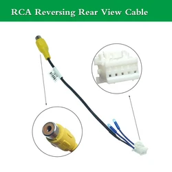 Car RCA Rear View Input Cable Adaptors For Stereo Radio DVD 10 Pin Rearview Backup Camera Cables Connectors Auto Electronics