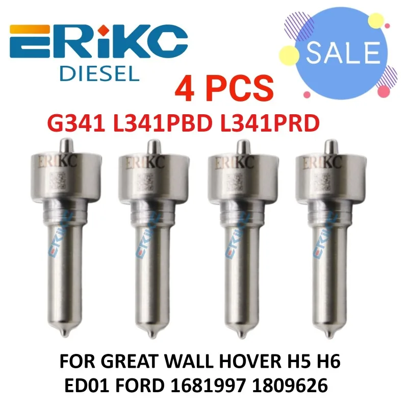 4PCS G341 L341PBD L341PRD 1100100-ed01 28231014 Common Rail Nozzle FOR ...