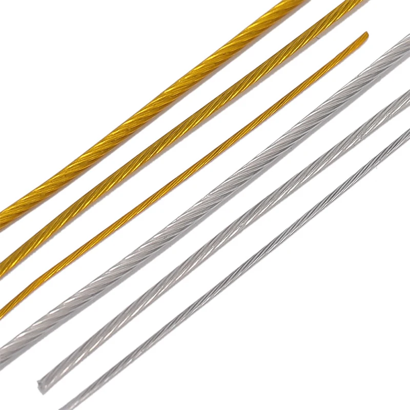 0,3-1mm Edelstahldraht Perlen Seil Schnur Angelfaden Schnur für DIY Halskette Armbänder Schmuckherstellung – Detail 1