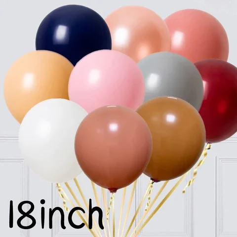 

18inch Big Size Retro Latex Balloons Baby Shower Party Birthday Halloween Wedding Christmas Gender Reveal Decoration