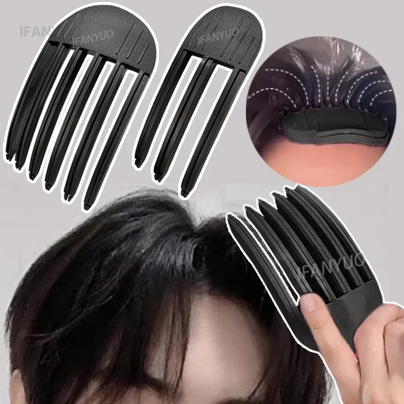 3/6Teeth Hair Roots Volumizing Hair Clips Women Curling Bangs Fixed Shape Hairpin Wind Sculpting Combs High-arched Styling Tool hair clips hair accessories