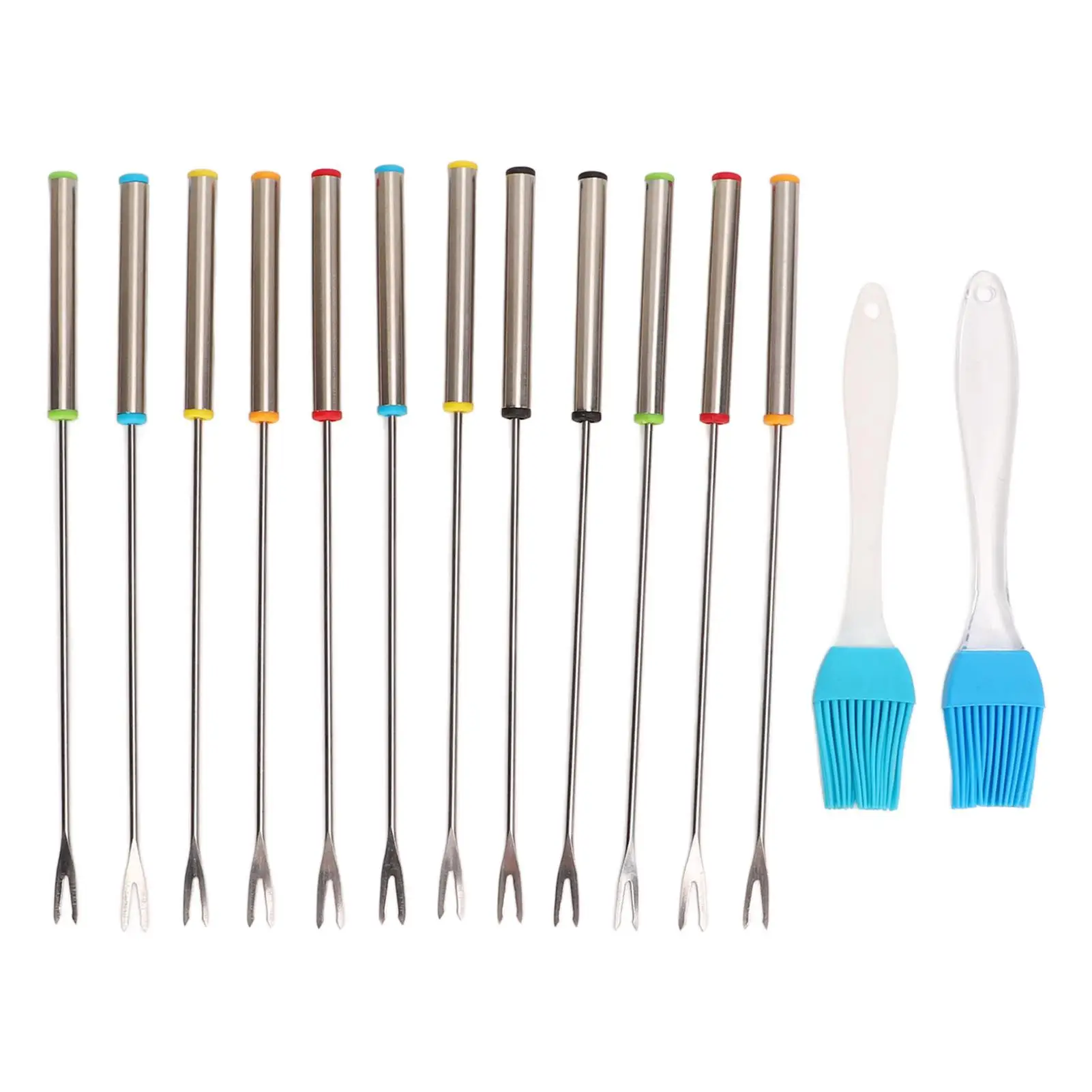 Smores Sticks Fondue Forks with Heat Resistant Handle for picnics