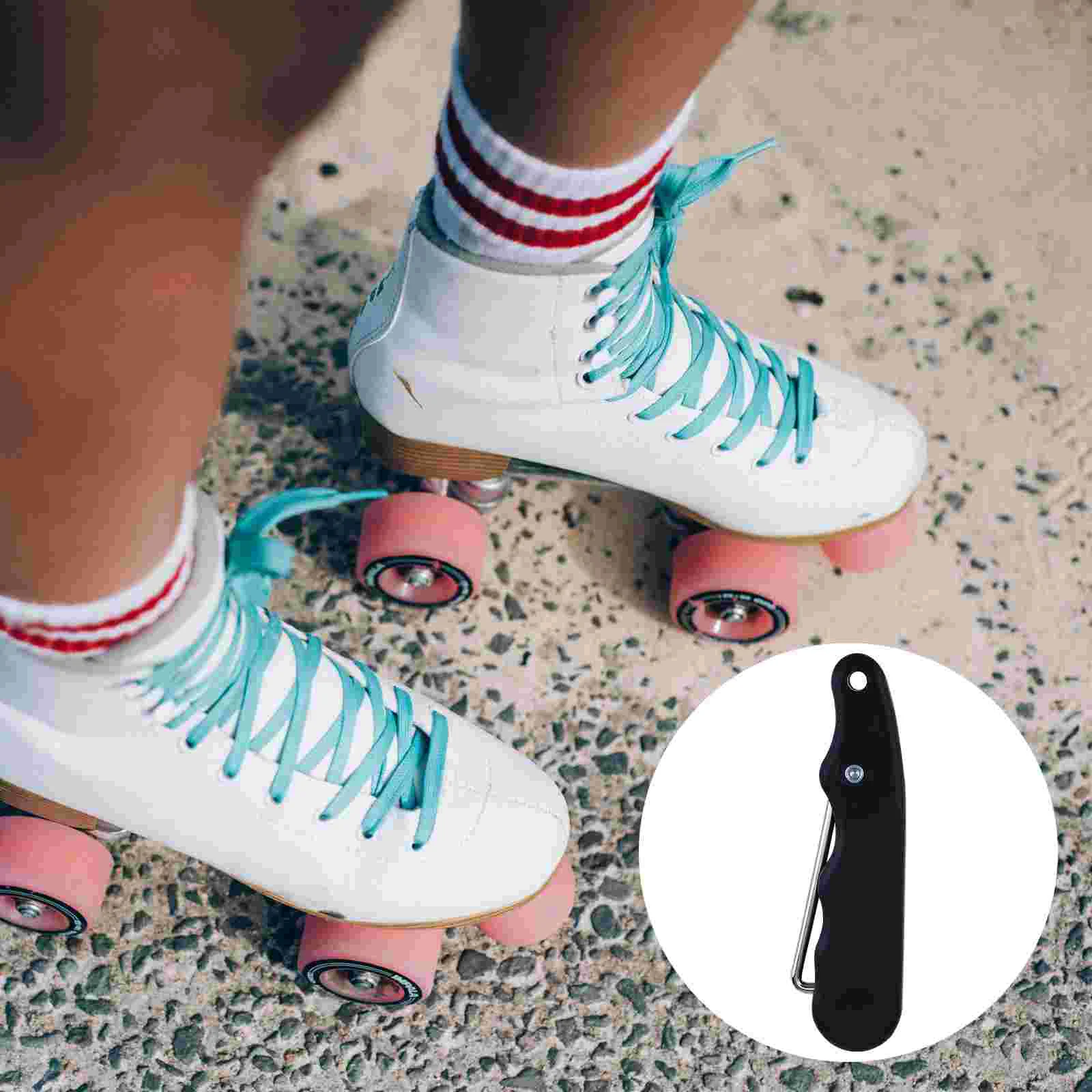 4 Stuks Opvouwbare Schoenvetertrekker, Draagbare Veterspanner Schaatsveterspanner Voor Hockeyschaats