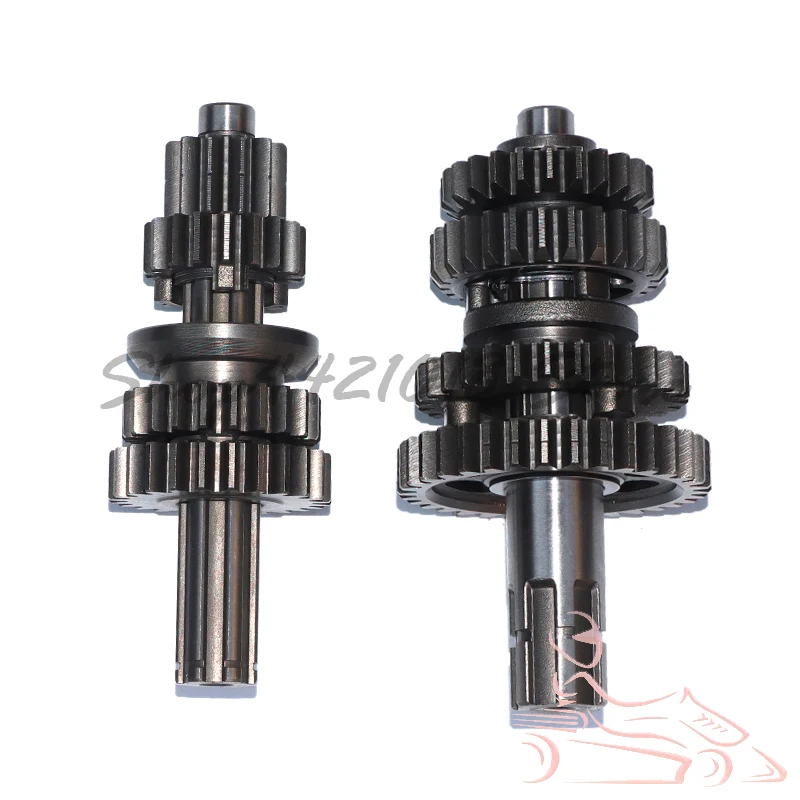 Lf125 Transmission Gear Box Main Counter Shaft Assy For Lifan 125 125Cc 1P52Fmi Horizontal Engine Kayo Bse Dirt Pit Bike Parts