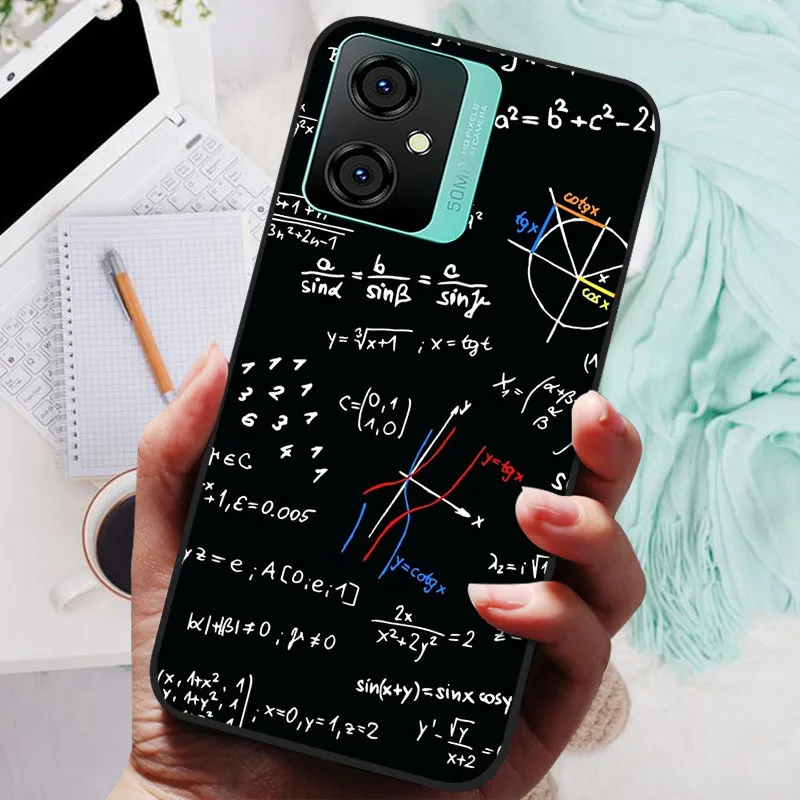 Silicone Soft Lions Cat Black Bumper Protective Case Cover