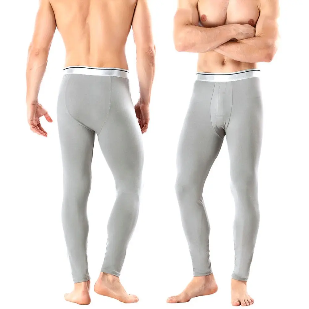 Description Picture 6 of itemMen's Thermal Underwear Pants Winter Thick Fleece Lined Long Johns Warm Leggings Base Layer Bottoms