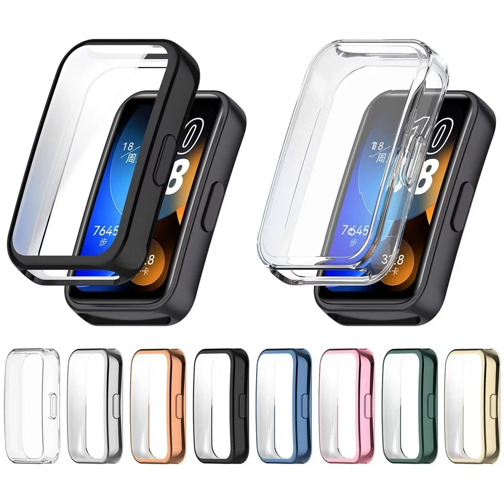 Smart Watch Case Soft TPU For Huawei Band 8 9 10 Screen Protector