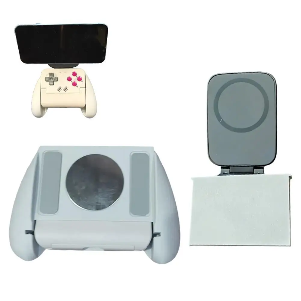 Ergonomic Game Controller Grip with Adjustable Magnetic Stand