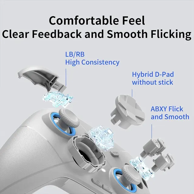 Flydigi Direwolf-CONTROLADOR DE JUEGOS inalámbrico/con cable, Bluetooth, función de Lineness Hall, para Windows, PC, Nintendo Switch - Image 2