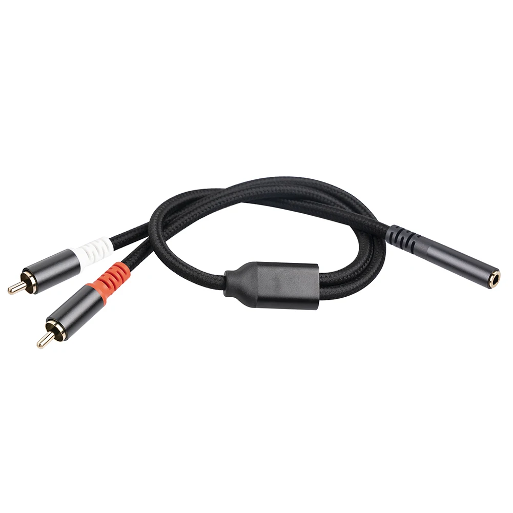 MP3 ÷̾   AUX  Y ̺, 0.3M 3.5mm Ͽ 2 RCA  ̺,  3.5mm