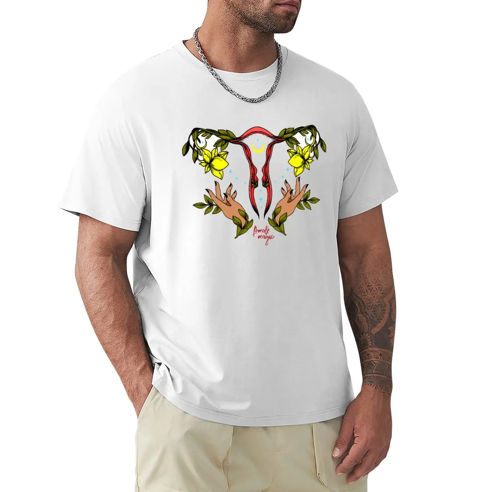 

Female Magic T-Shirt Aesthetic clothing anime clothes plus sizes t shirts for men cotton