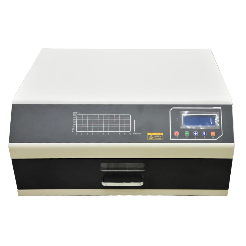 ZB5040HL Digital Display Reflow Welding Machine Infrared Heating Intelligent Reflow Soldering Machine 110V/220V 3600W 500*400MM 3