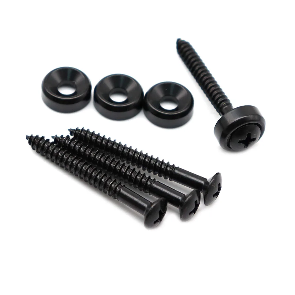 Guitar Neck Joint Ferrules Bushing Screws Compatible Electric Guitar or Bass 4pcs guitar tool