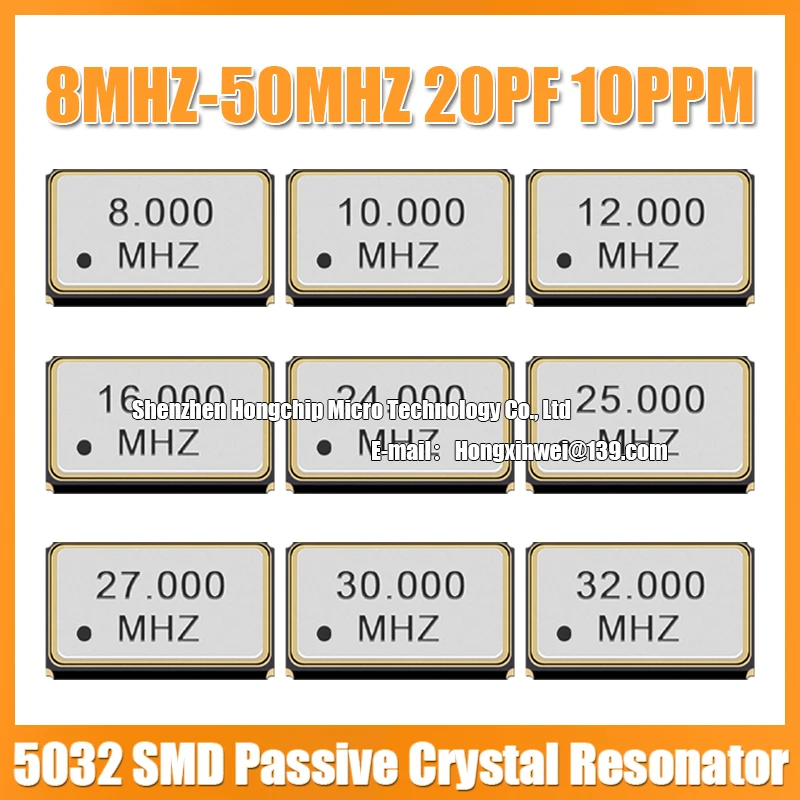 10PCS 5032 13.560MHZ Passive Crystal Resonator 13.56M SMD-4 5.0*3.2mm 4P Industrial Grade Resonator 20PF 10PPM