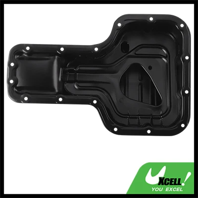 UXCELL No.264314 Engine Oil Pan for Toyota Corolla 1998-2008 Aluminum Alloy Black