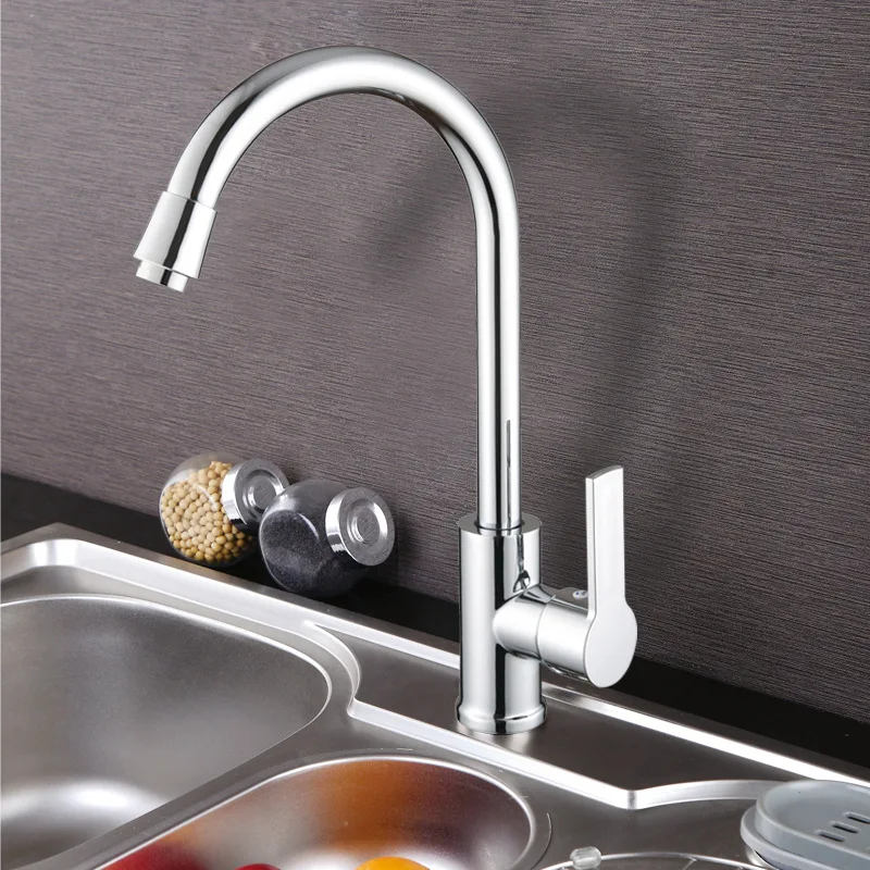 

Zinc alloy ball bearing kitchen dish basin faucet hot and cold mixed water dishwasher sink faucet household kitchen faucet