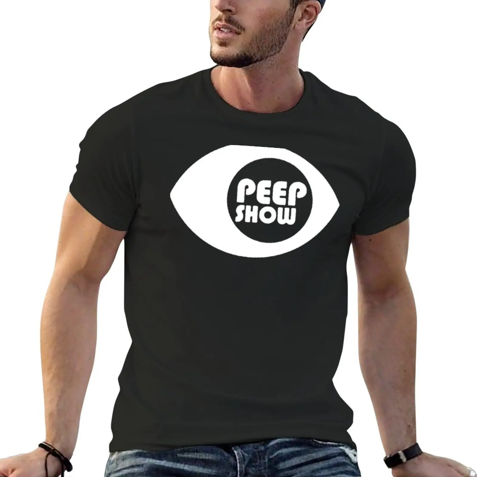 

Peep Show Logo T-Shirt boys t shirts black t shirts animal print shirt for boys quick-drying t-shirt mens vintage t shirts