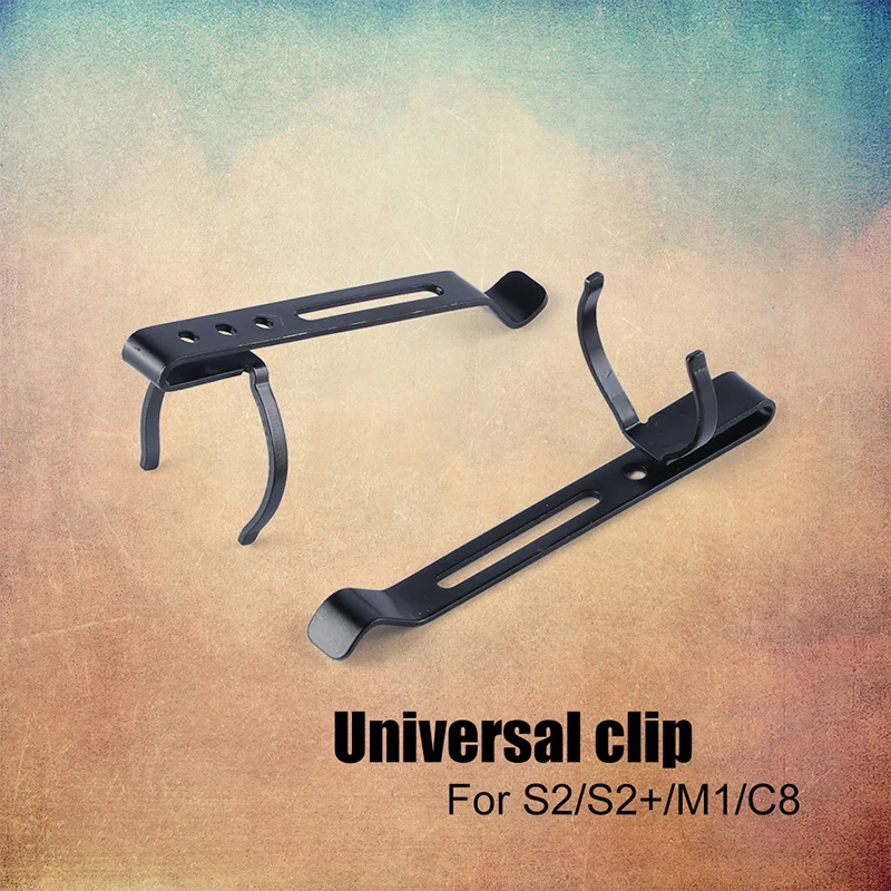 1Pc Flashlight Metal Holding Clip Iron Clip Flashlight Clip Universal Pen Clip Belt Waist Clip Portable Hook Accessories 3 Sizes