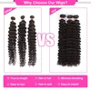 Luvin Burmese Curly Bundles Human Hair 30 34 Inch Deep Wave Raw Hair Bundles 100% Unprocessed Double Weft Hair Extensions Weave 5