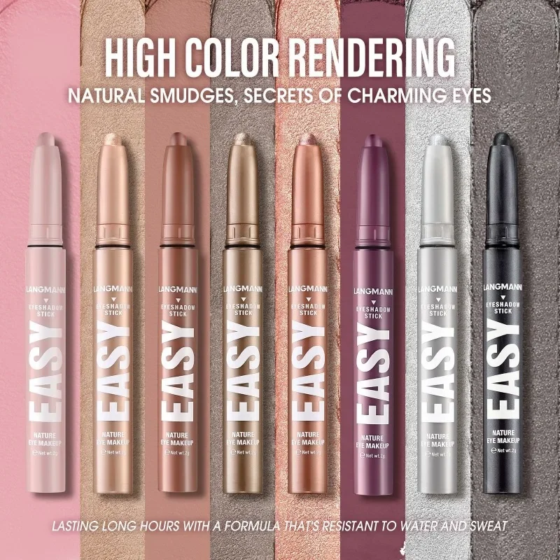 Pearlescent Eyeshadow Pencil Glitter Silkworm Liner Pen Highlighter Shimmer Lasting Matte Eye Shadow Stick Eyes Makeup Cosmetics 5