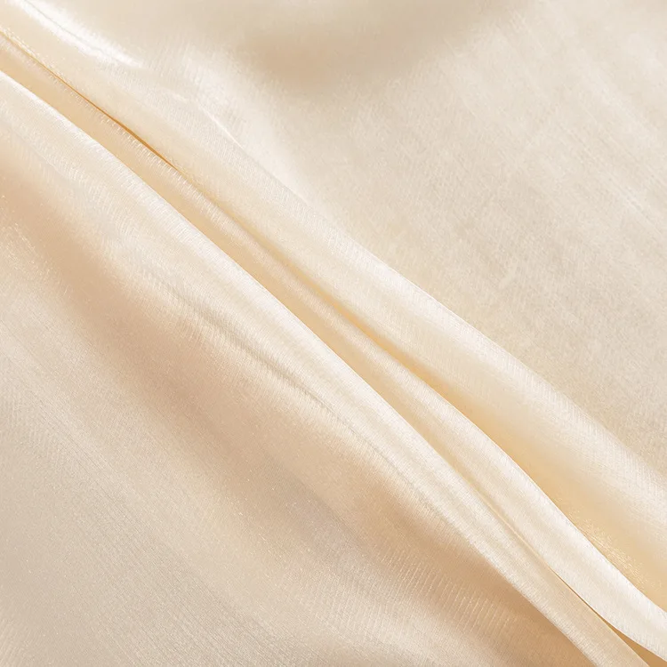 Blusa informal holgada transparente con solapa y manga larga con cordones para mujer, ropa de verano 2025, con parches lisos