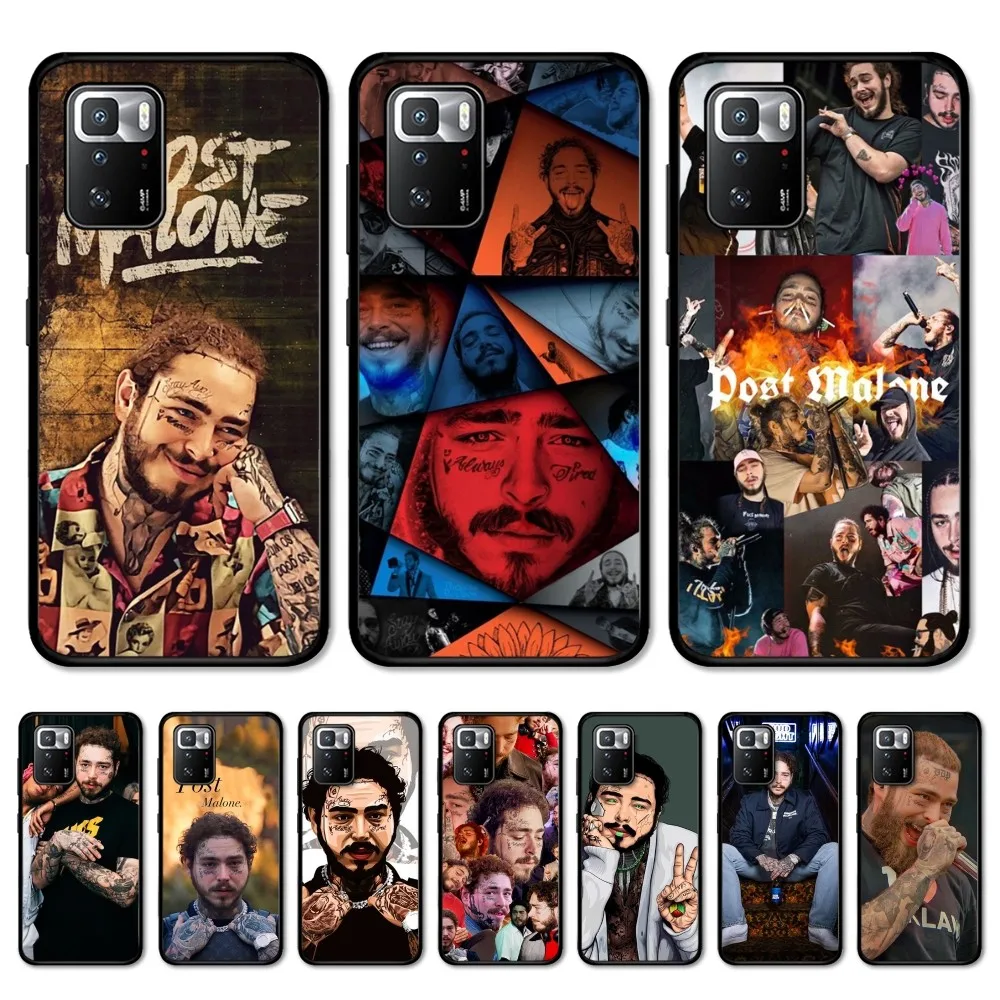 Custodia Per Telefono Post Malone Singer Per Redmi Note 4X5 A 6 7 8 Pro T 9 Pro 9S 10 Pro 11 Pro 11S 11Epro Pocom3Pro