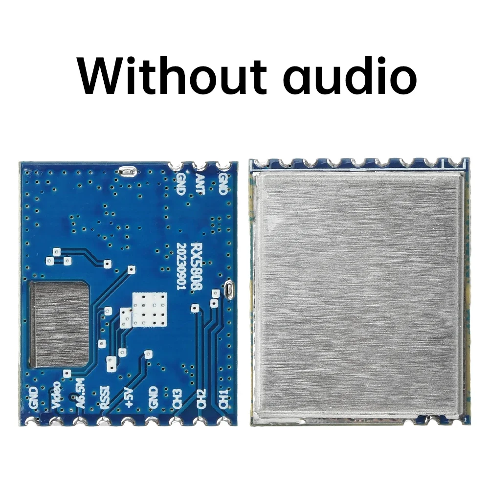 Détail des ports du module récepteur RX5808 5.8G pour utilisation RC