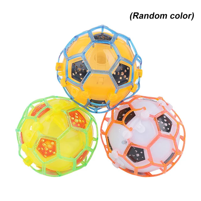1pc Children crazy led light electric luminous football toy dance music football bouncy ball toys Beat 11cm  for 7-12 months 1