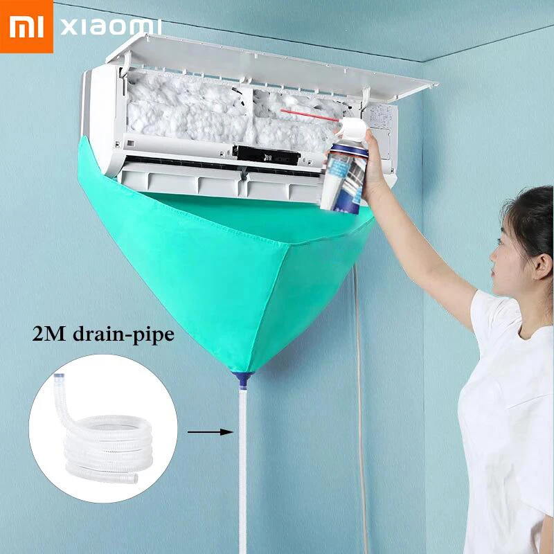 

Чехол для кондиционера Xiaomi, комплект инструментов для очистки воды, с защитой от пыли и воды, мешок для очистки кондиционера