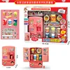 Refrigerator Barbecue Play House Toy Set Children's Toys Girls Mini Kitchen Toys 3