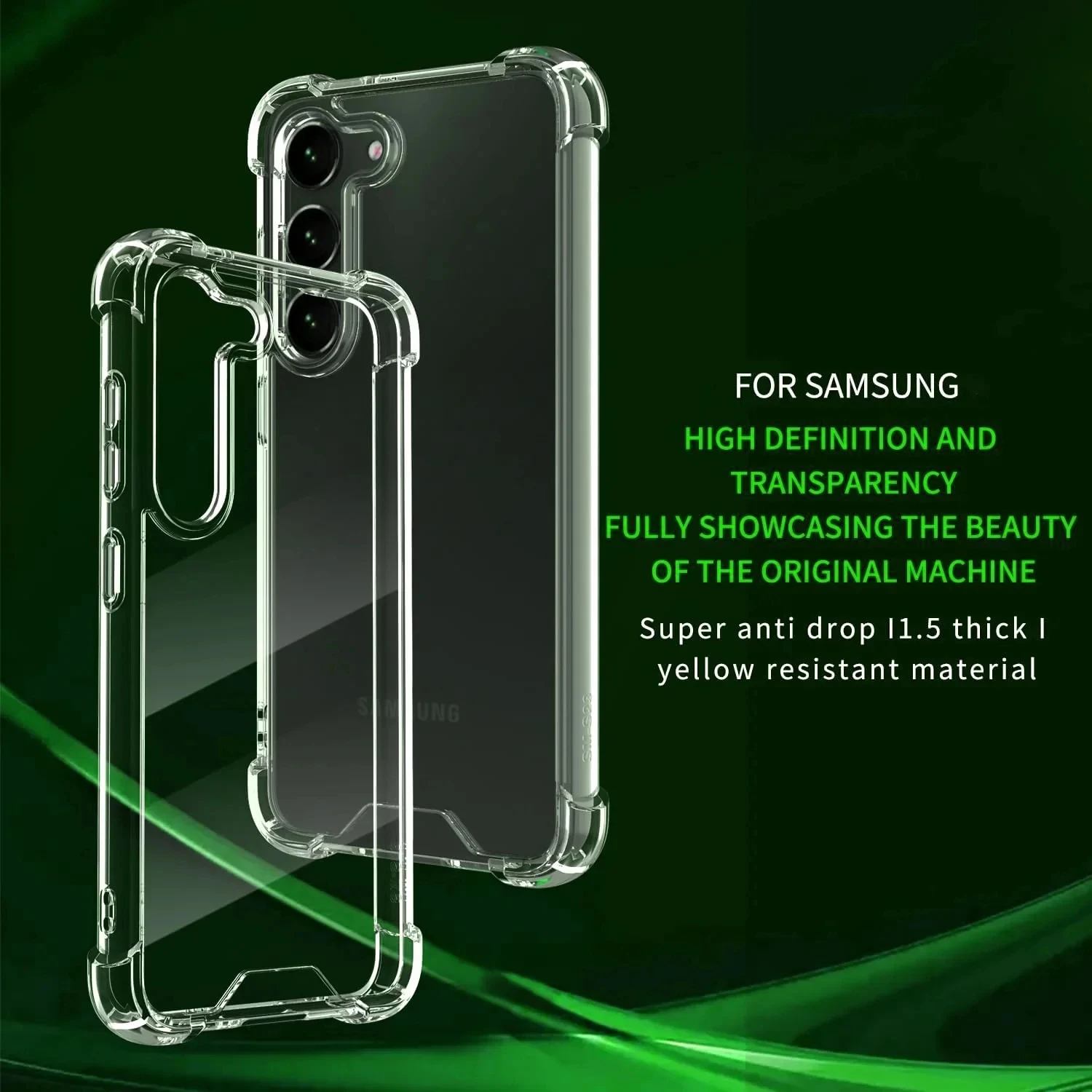 Hybrid Shockproof Clear Hard Case