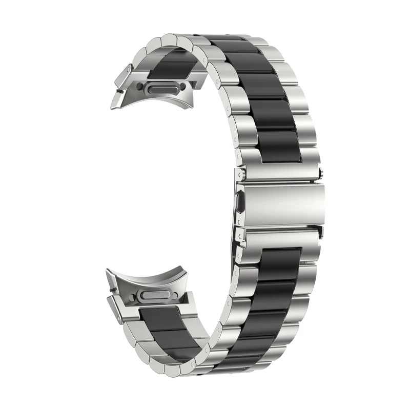 Elegant Titanium Stainless Steel Strap - No Gaps Design Wristband