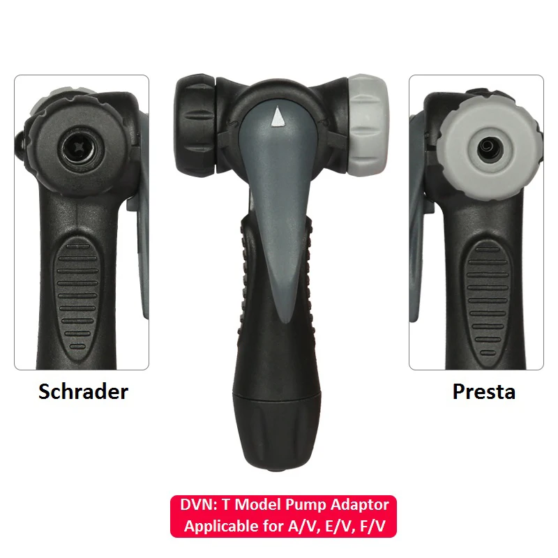 Double Barrel Foot Pump, IDMAX Double Cylinder Bike Pump Bike Floor
