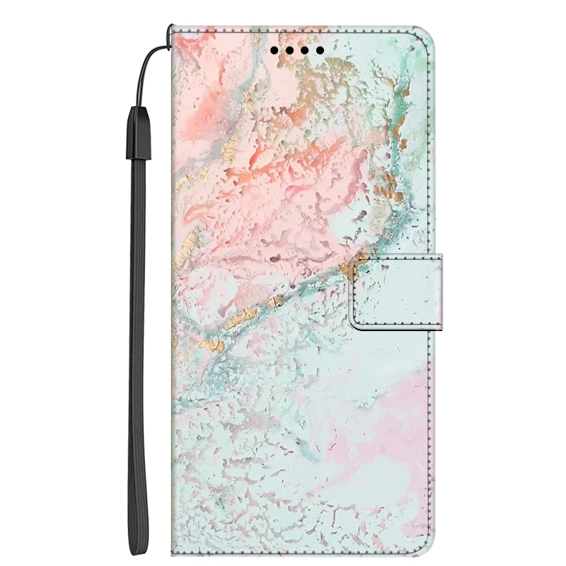 Premium Flip Leather Wallet Case with Magnetic Stand